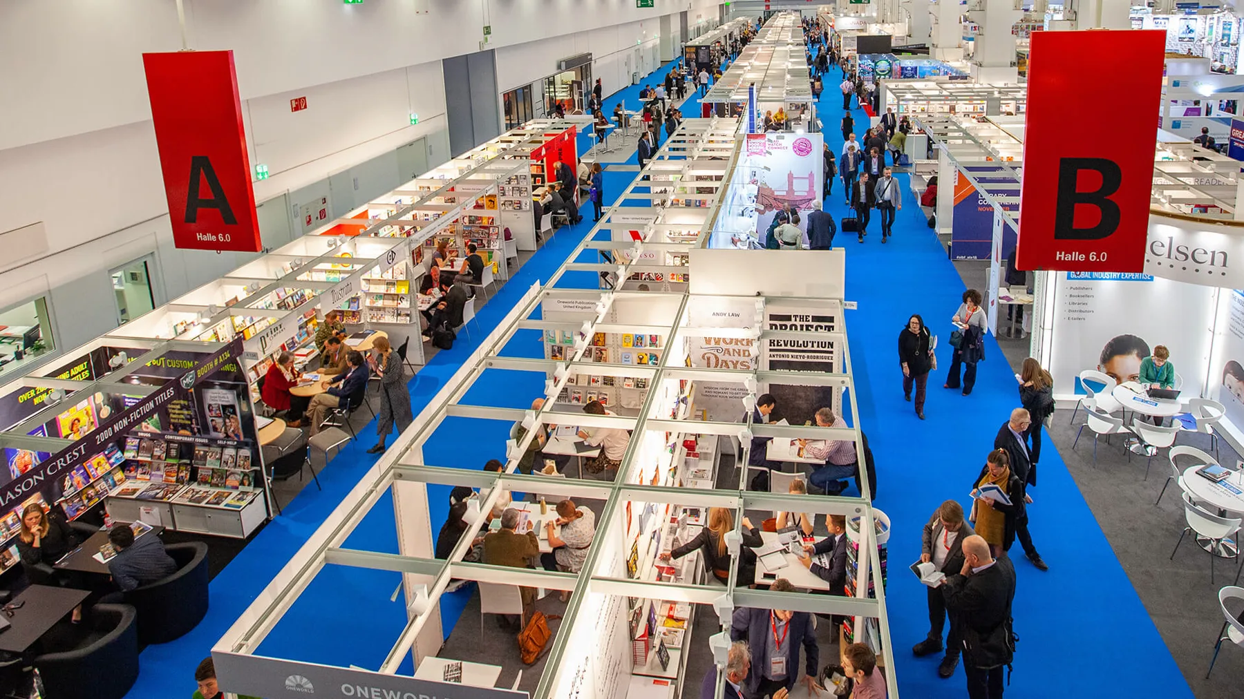 The exhibition floor at Frankfurt Book Fair