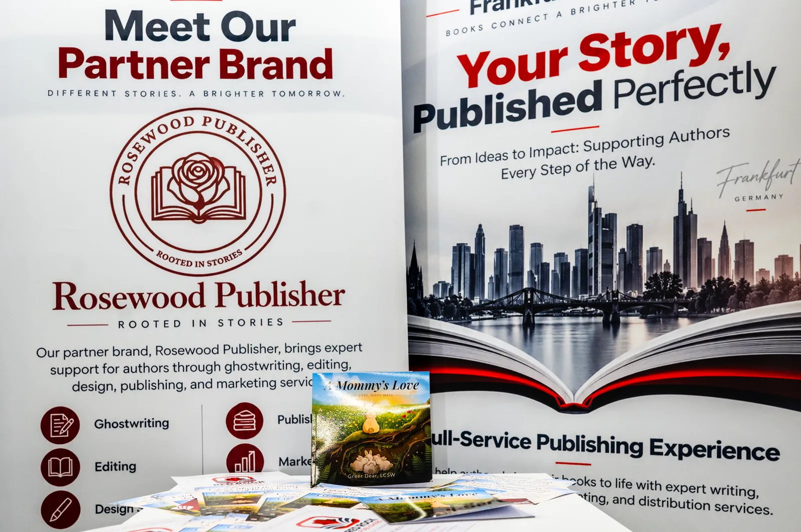 Frankfurt Book Fair stand detail
